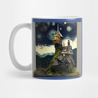 Starry Night Over The Burrow Mug